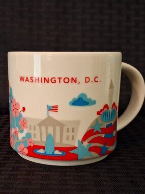 Starbucks Washington DC 14oz Mug You Are Here 2015 Collector Series Coffee Cup